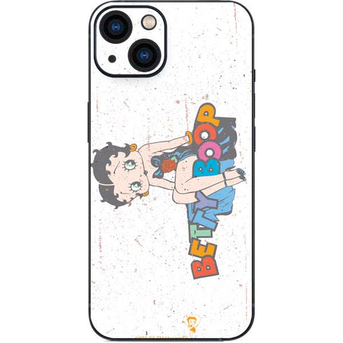 Betty Boop Splatter iPhone 14 Plus Skin